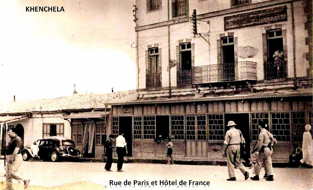 1695- Khenchela - Rue de Paris - Le Grand Hotel.jpg